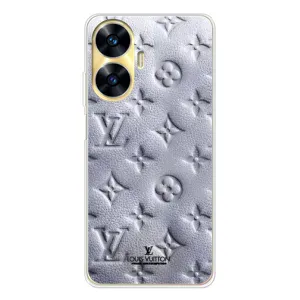 Текстурний Чохол Louis Vuitton для Реалмі С56 (Білий ЛВ)