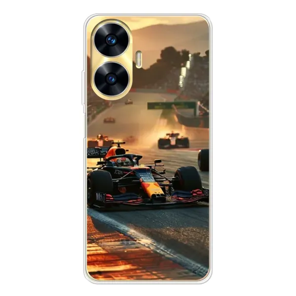 Чехол с рисунком «Чемпионат ф1» для Realme C56 Чехол с рисунком «Чемпионат ф1» для Realme C56