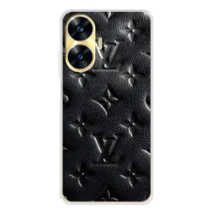 Текстурний Чохол Louis Vuitton для Реалмі С56 (Чорний ЛВ)