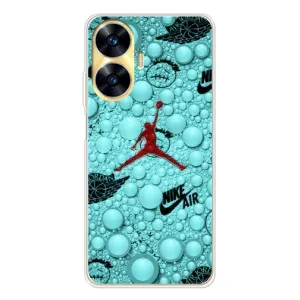 Силиконовый Чехол Nike Air Jordan на Реалми С56 (Джордан Найк)