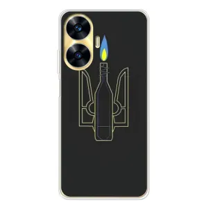 Чехол с картинкой (Патриотический ГЕРБ) на Realme C56 (Герб - Молотова)