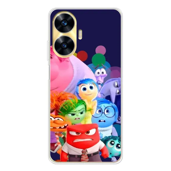 Чехол с рисунком «Герои головоломки» для Realme C56 Чехол с рисунком «Герои головоломки» для Realme C56