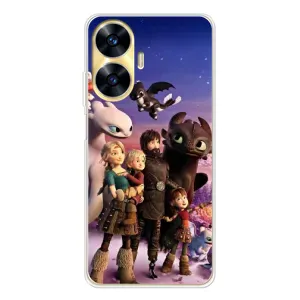 Чехол дракон Беззубик для Realme C56 (Герои дракона)