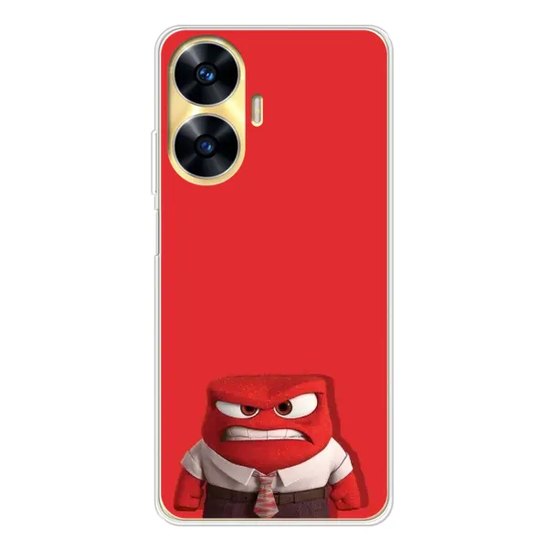 Чехол с рисунком «Гнев» для Realme C56 Чехол с рисунком «Гнев» для Realme C56