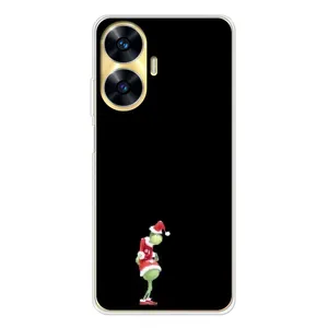 Чохол ГРІНЧ для Реалмі С56 (Грінч на чорному)