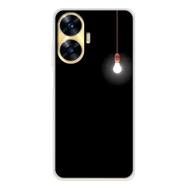 Чехол с рисунком «Лампочка» для Realme C56 Чехол с рисунком «Лампочка» для Realme C56