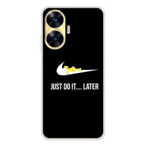Силиконовый Чехол на Realme C56 с картинкой Nike (Later)