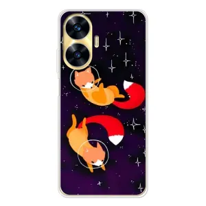 Чехол с Лисичкой для Realme C56 (Лисы)