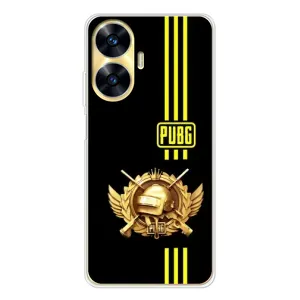 Чохол (TPU) з картинкою "Лого Пабг" на Реалмі С56 (Логотип PUPG)