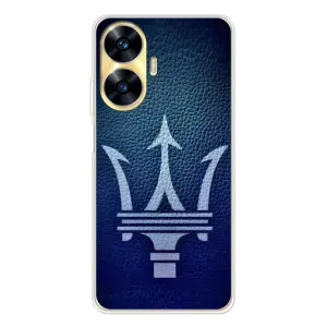 Чехлы с тематикой "Крутые машины" на Realme C56 (Лого Maserati)
