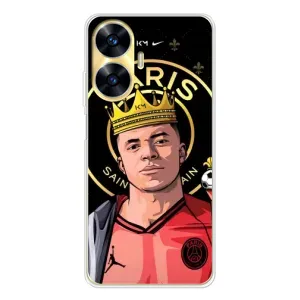 Чохол (TPU) з Футболістом на Realme C56 (Mbappe King)