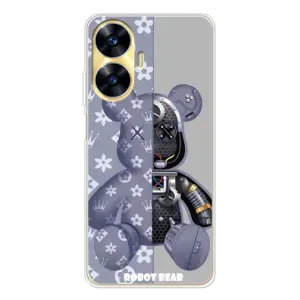 Силиконовый чехол для Realme C56 (Медведь Louis Vuitton)