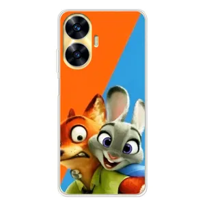 Чохли ЗООТРОПОЛІС для Realme C56 (Нік і Хопс)