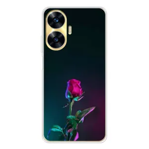 Чохли з принтом Троянд для Realme C56 (Нічна троянда)
