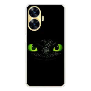 Чехол дракон Беззубик для Realme C56 (Глаза Беззубика)