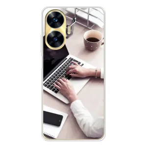 Силиконовый бампер (Работники) на Realme C56 (Офисный работник)