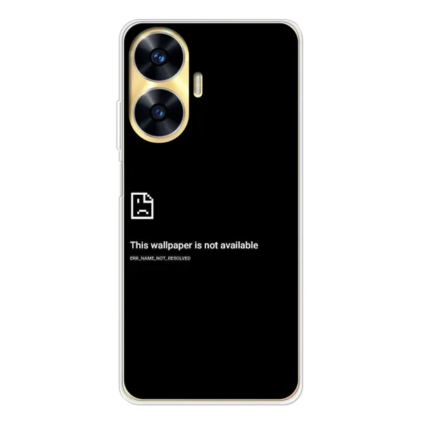 Чохол з малюнком «Помилка» для Realme C56 Чохол з малюнком «Помилка» для Realme C56