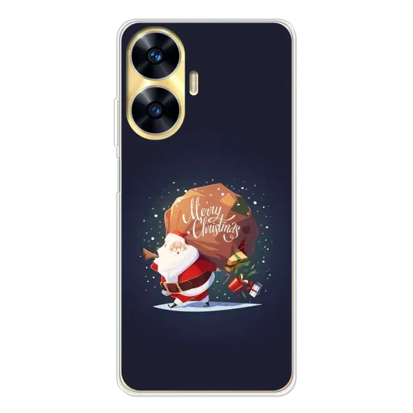 Чехол с рисунком «Подарки от Санты» для Realme C56 Чехол с рисунком «Подарки от Санты» для Realme C56