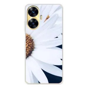 Чохол з ромашками на Realme C56 (Пів ромашки)