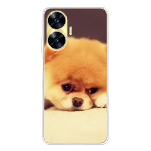Чохол (ТПУ) Милі песики для Realme C56 (Померанский шпіц)