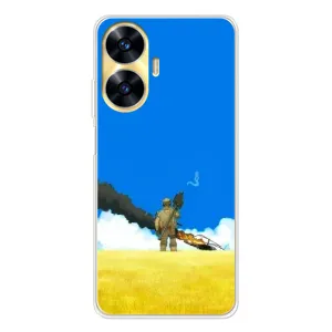 Чехлы на военную тематику для Realme C56 (Попадание)