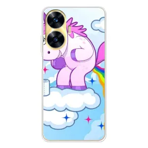 Чохол Unicorn на Realme C56 (Веселка Єдиноріга)