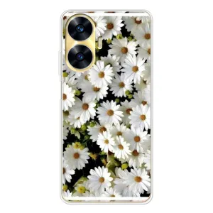 Чохол з ромашками на Realme C56 (Рамка в ромашках)