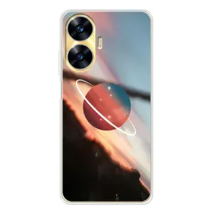 Чехол (ТПУ) с планетами на Realme C56