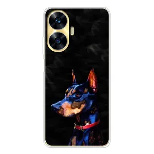 Бампер для Realme C56 з картинкою "Песики" (Собака Мопсік)