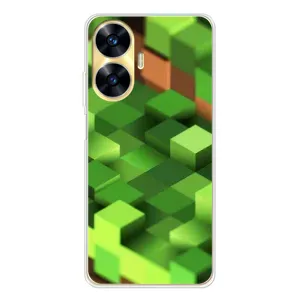 Чохли для Realme C56 (Персонажі МайнКрафт) (Текстура)