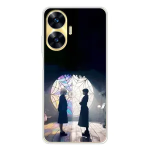 Чехлы с принтом Уэнсдей на Realme C56 (Уэнсдей и Энди)