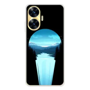 Літній Чохол на Realme C56 (Синій Водоспад)