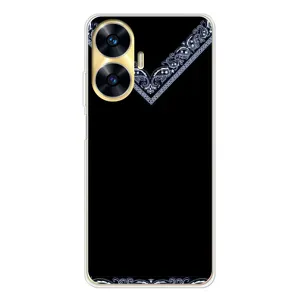 Силиконовый Чехол на Realme C56 (Воротник вышиванки)
