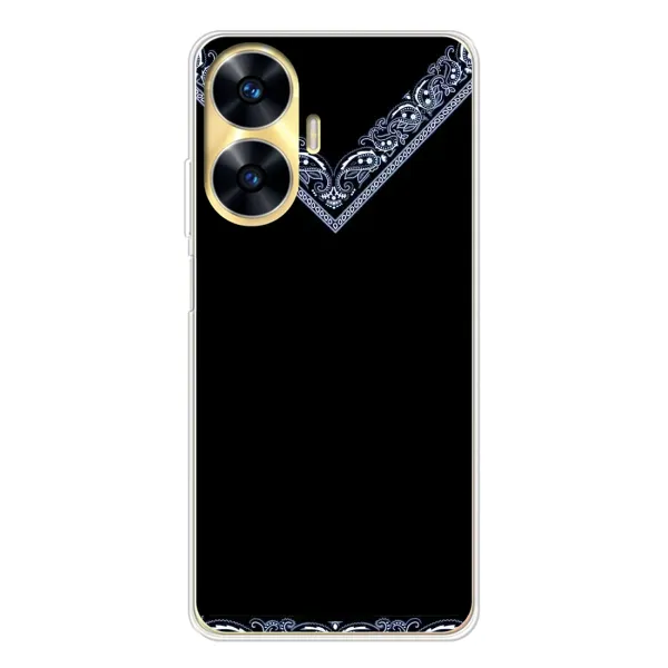 Чехол с рисунком «Воротник вышиванки» для Realme C56 Чехол с рисунком «Воротник вышиванки» для Realme C56