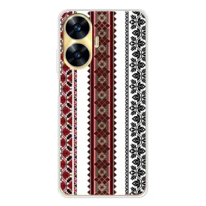 Силіконовый Чохол на Realme C56 з картинкой Вишиванки (Вишиваночки)