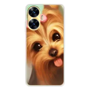 Чохол (ТПУ) Милі песики для Realme C56 (Йоркширський тер'єр)