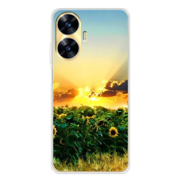 Чехол с рисунком «Закат Солнца» для Realme C56 Чехол с рисунком «Закат Солнца» для Realme C56