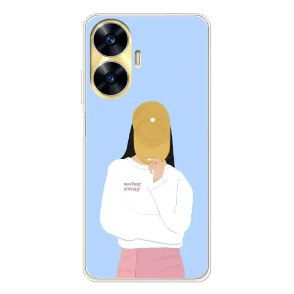 Чехол с рисунком «Желтая кепка» для Realme C56 Чехол с рисунком «Желтая кепка» для Realme C56