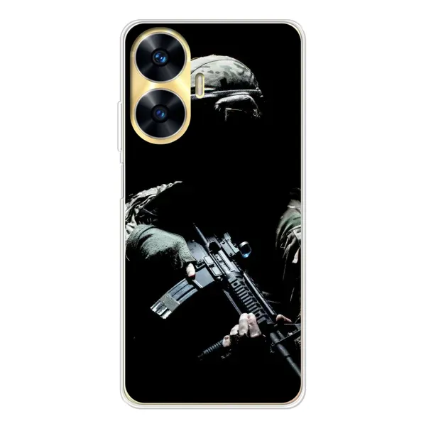 Чехол с рисунком «ЗСУ снайпер» для Realme C56 Чехол с рисунком «ЗСУ снайпер» для Realme C56