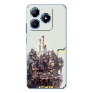 Чехлы на военную тематику для Realme C61 (Азовсталь)