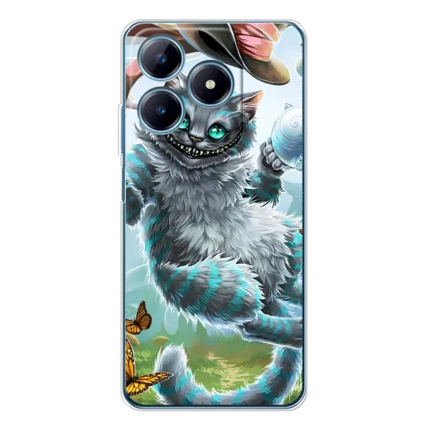 Чехол с рисунком «Чеширский КОТИК» для Realme C61 Чехол с рисунком «Чеширский КОТИК» для Realme C61