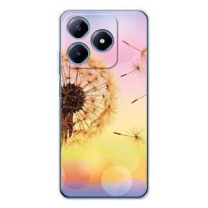 Силіконовий Чохол з кульбабками на Realme C61 (Квітка-кульбаба)