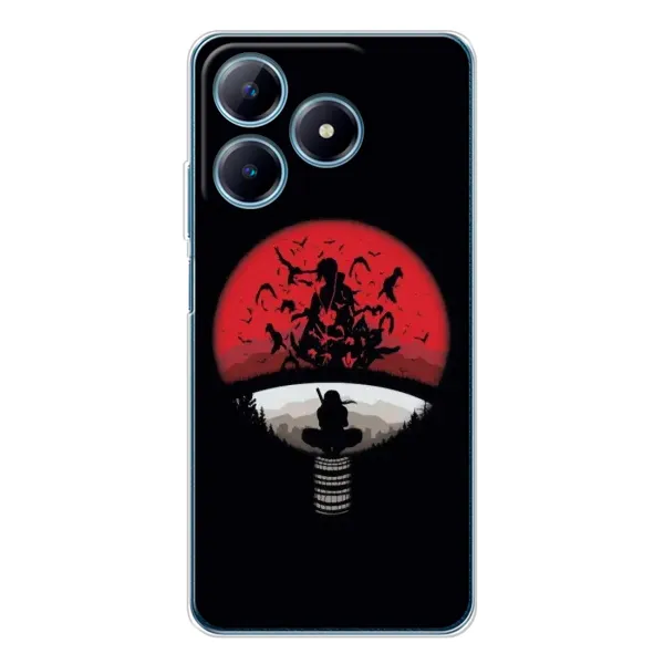 Чехол с рисунком «Итачи на черном» для Realme C61 Чехол с рисунком «Итачи на черном» для Realme C61