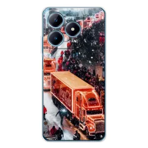 Чехлы на Новый Год Realme C61 (Кока Кола)