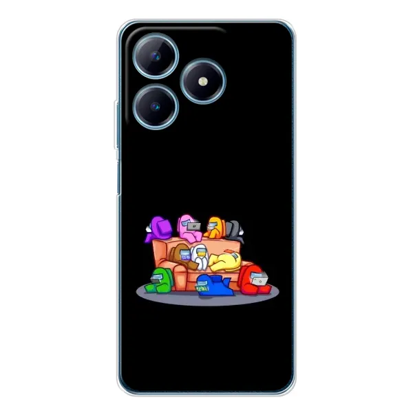 Чехол с рисунком «Команда» для Realme C61 Чехол с рисунком «Команда» для Realme C61
