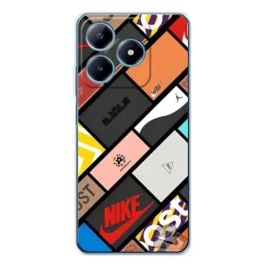 Чехол с рисунком «Коробки» для Realme C61