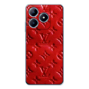 Текстурний Чохол Louis Vuitton для Реалмі С61 (Червоний ЛВ)