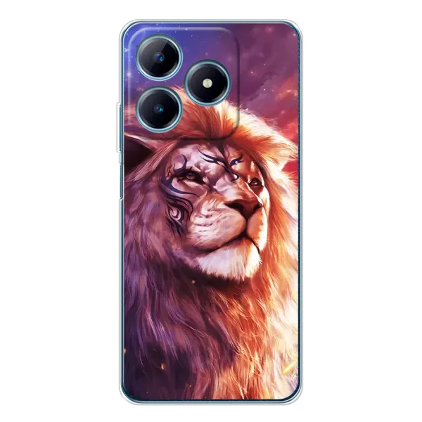 Чехол с рисунком «Красочный ЛЕВ» для Realme C61 Чехол с рисунком «Красочный ЛЕВ» для Realme C61