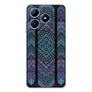 Силиконовый Чехол на Realme C61 (Крутой орнамент)