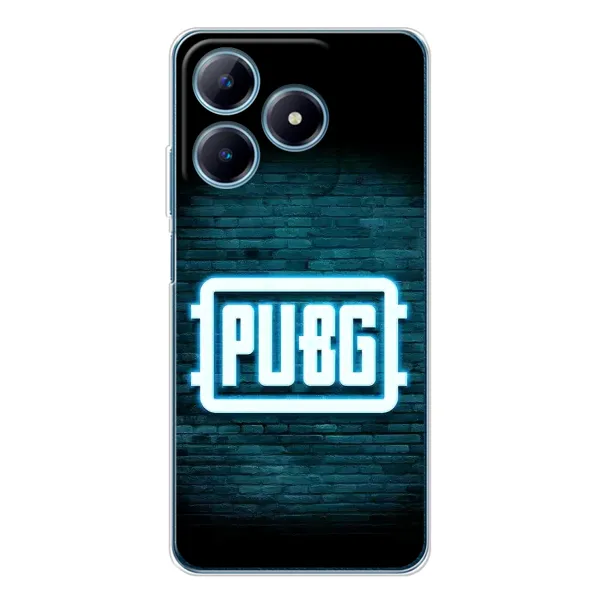 Чехол с рисунком «Лого PUBG» для Realme C61 Чехол с рисунком «Лого PUBG» для Realme C61